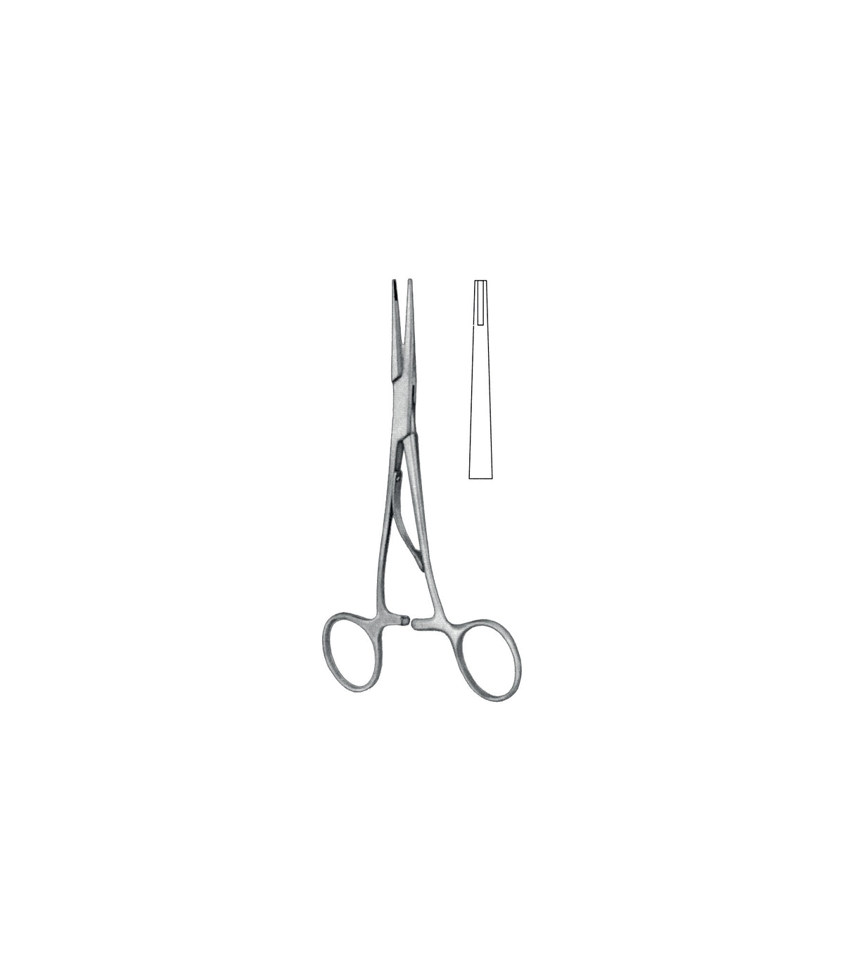 Mc Kenzie Brain Clip Applicator Forceps Straight — Stark Medical Pty Ltd