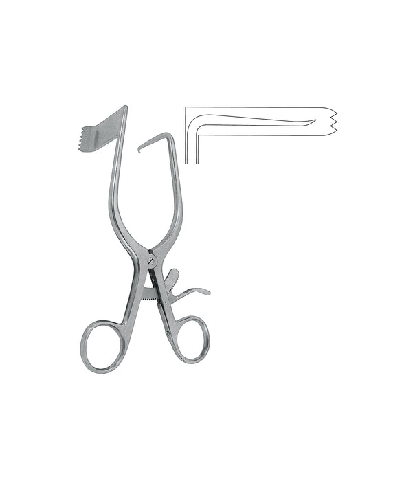 Discectomy Retractor Left 17.0cm 60x20mm