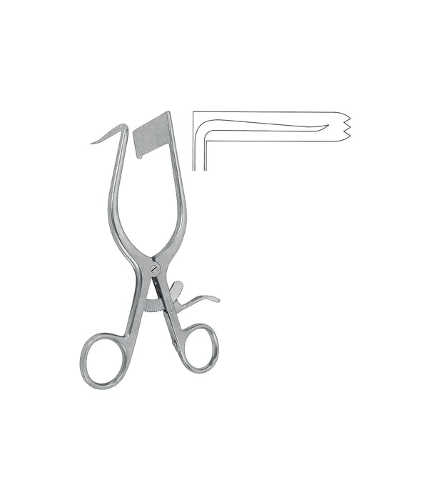 Discectomy Retractor Right 17.0cm 60x20mm