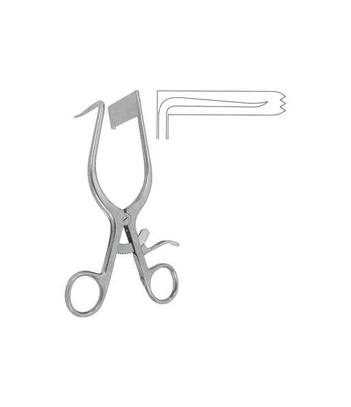 Discectomy Retractor Right 17.0cm 70x20mm