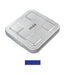 Safety Lid for Sterilisation Container Blue / 285x280mm