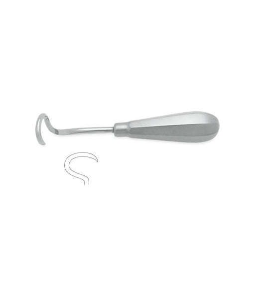 Doyen Periosteal Elevator - Right Adult 16cm, for surgical procedures