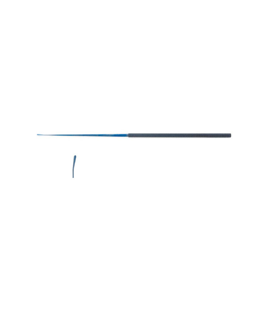 Titanium Rhoton Dissector Spatula 1mm, 19cm, for surgical procedures