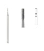 Flat Fissure Cross Cut Bur, 2.3mm Head, 10/box, for dental procedures