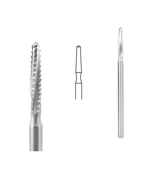 Lindemann Bur, 44mm Cutting Blade, 5/box, for dental procedures