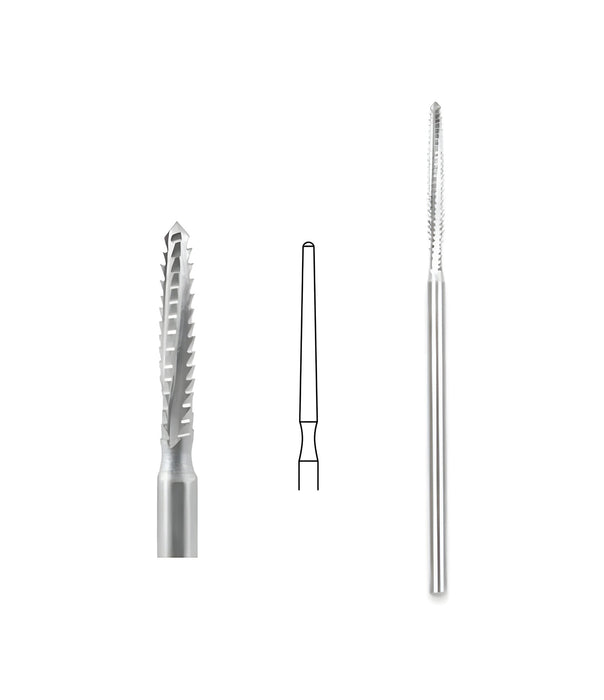Lindemann Bur, 65mm Cutting Blade, 5/box, for dental procedures