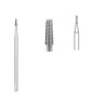 Tapered Fissure Cross Cut Bur, 1mm Head, 10/box, for dental procedures