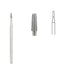 Tapered Fissure Cross Cut Bur, 1.2mm Head, 10/box, for dental procedures