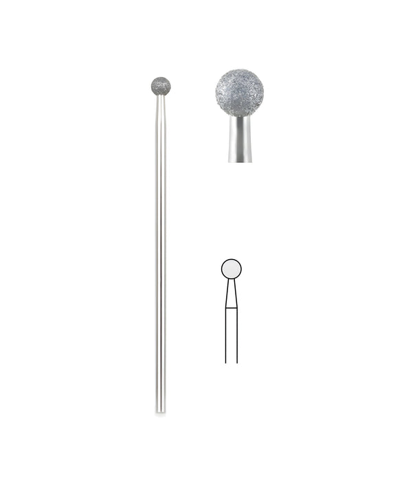 Diamond Bur, 4mm Head, 5/box, for dental procedures