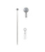 Diamond Bur, 5mm Head, 5/box, for dental procedures