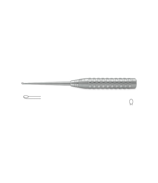 Comfort Curette, Straight, 32cm, Size 6.5mm, for medical procedures