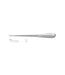 Bruns Curette, Angled, 23cm, Size 3, for medical procedures