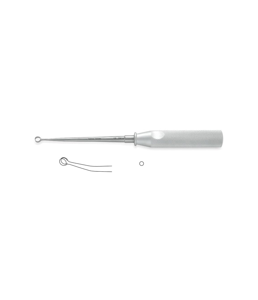 Cones Ring Curette, Straight, 3mm Ring, for medical procedures