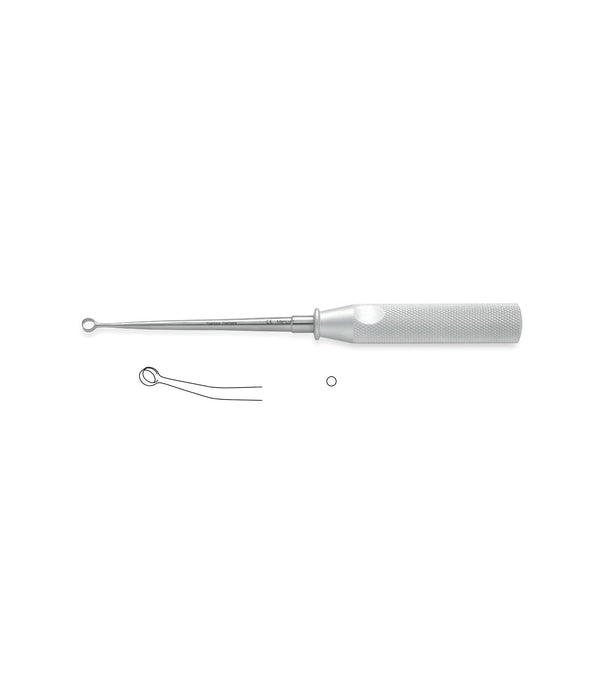 Cones Ring Curette, Angled, 3mm Ring, for medical procedures