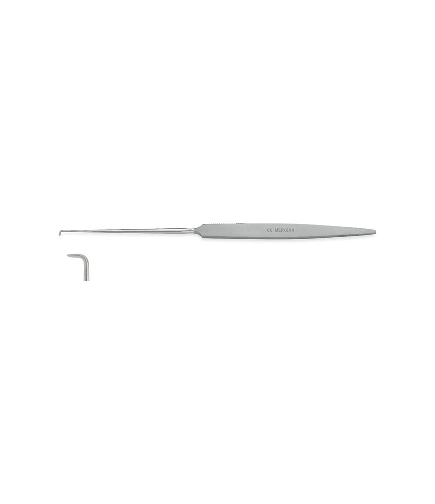 Adson Dural Hook, 19cm, Sharp, for neurosurgical procedures