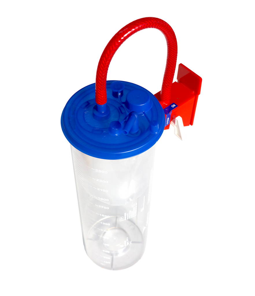 MediVac 3000ml Flex Reusable Suction Canister with On/Off Switch
