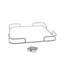 Drape Retainer 255x255mm / Double