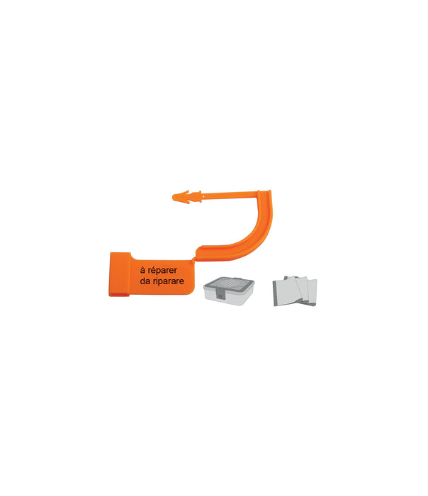 Label For Repairs Pack=100 Orange