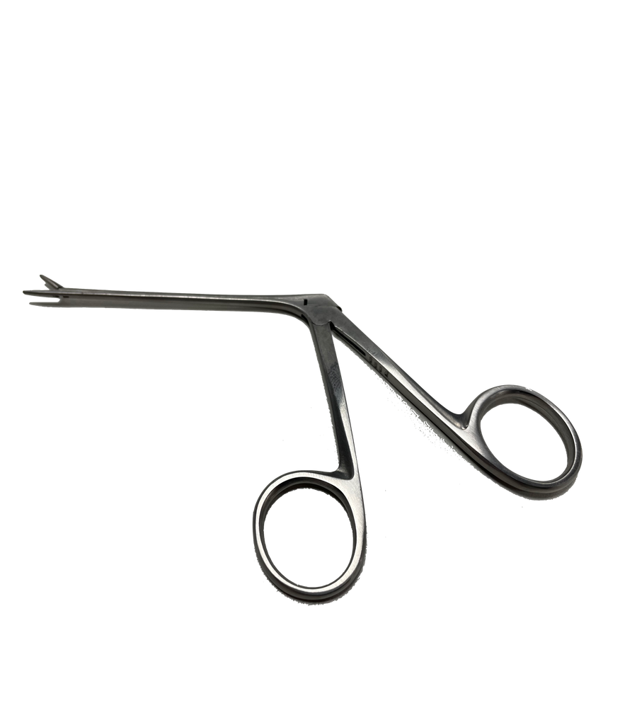 Sheffmed Metal Alligator Forceps; 8cm shaft, Sterile, Single Use