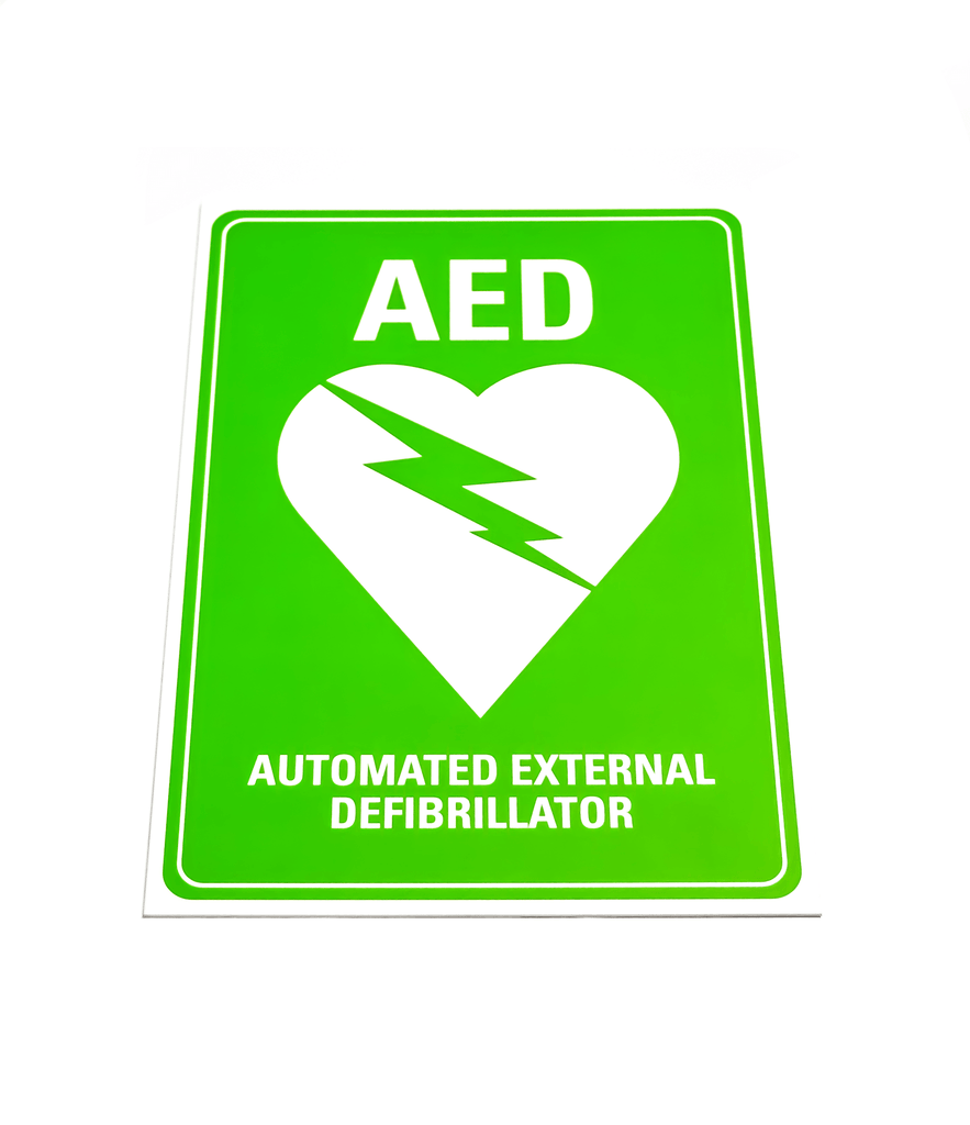 Lifepak AED sign