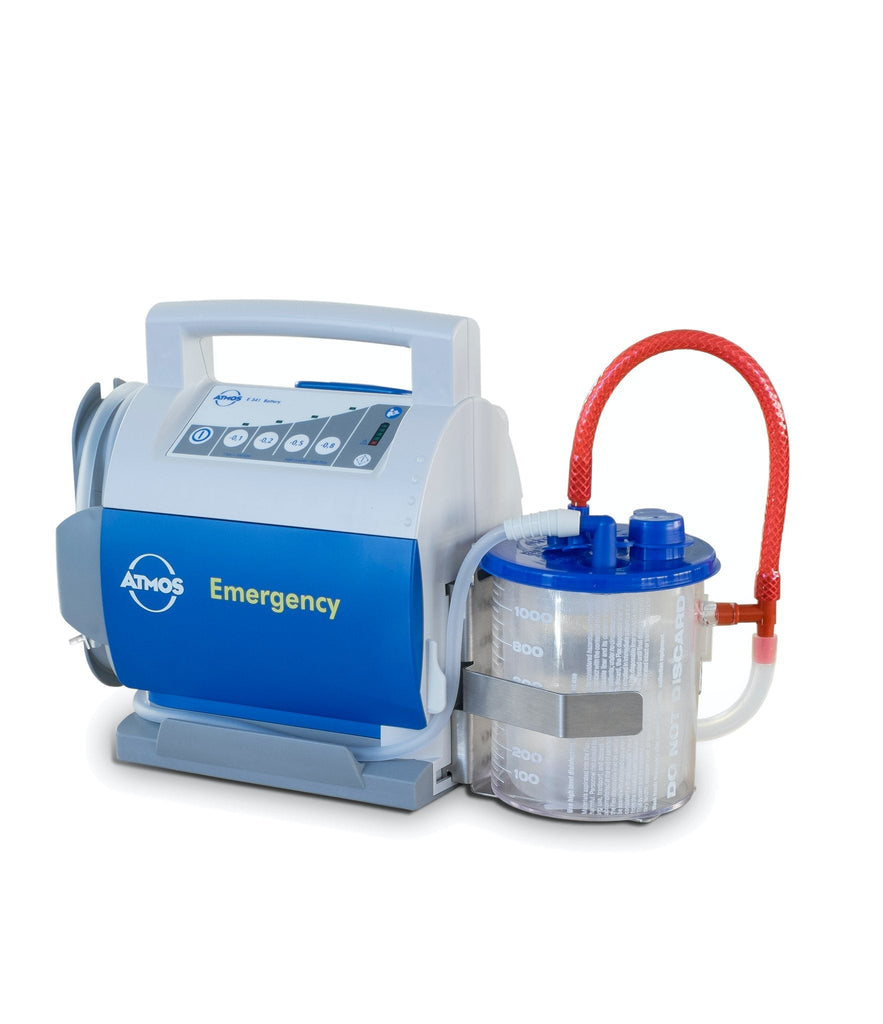 Atmos E 341 Emergency Suction Pump with Medi-Vac - 34 L/min