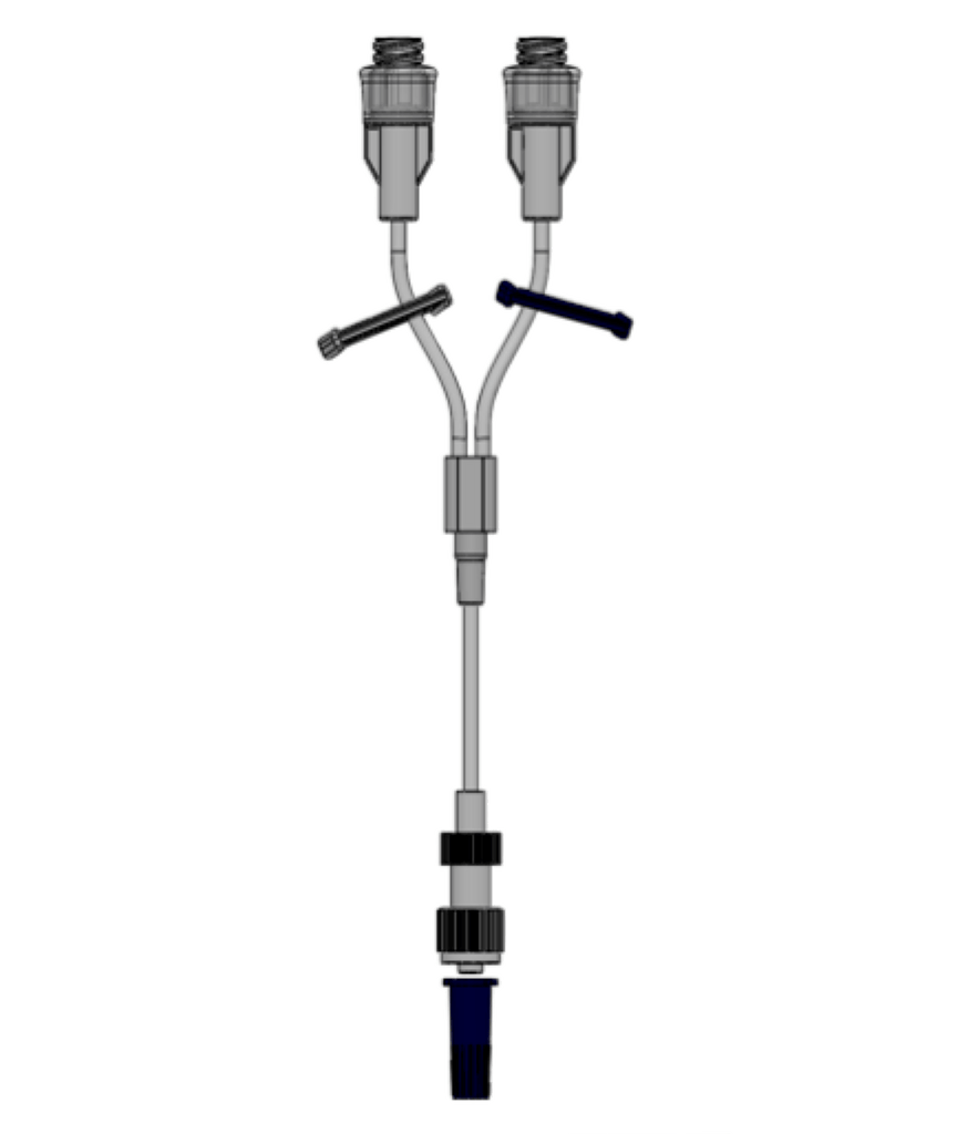 FlowArt Double Lumen Needle Free Valve 18cm
