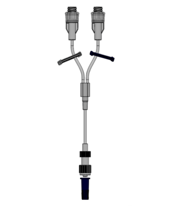 FlowArt Double Lumen Needle Free Valve 18cm