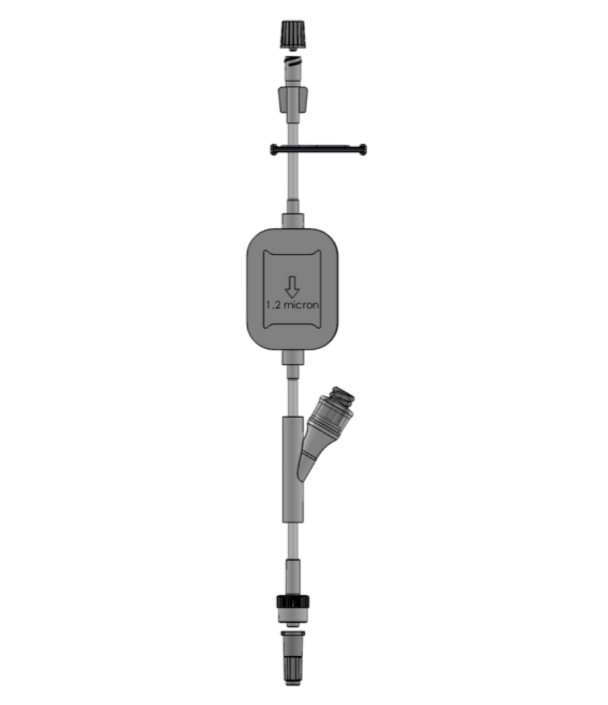 FlowArt Needle Free Valve With 1.2 Micron Filter