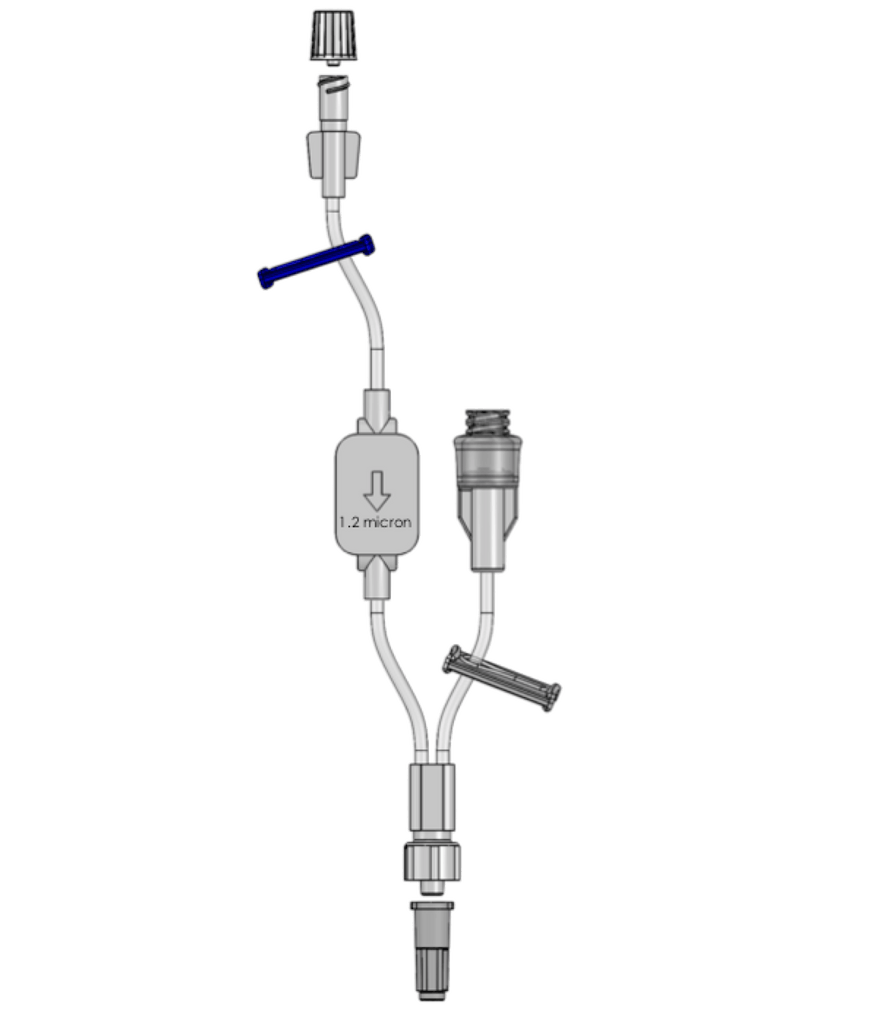 FlowArt Needle Free Valve With 1.2 Micron Baby Filter