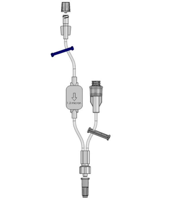 FlowArt Needle Free Valve With 1.2 Micron Baby Filter