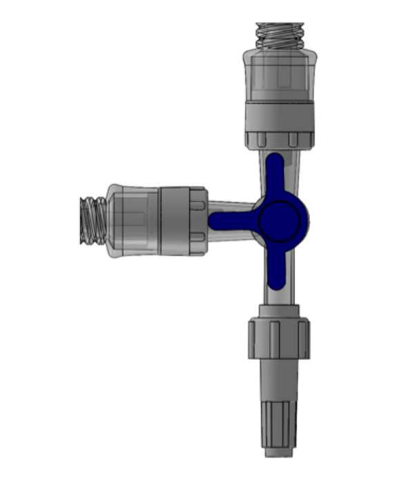 FlowArt Three Way Needle Free Stopcock