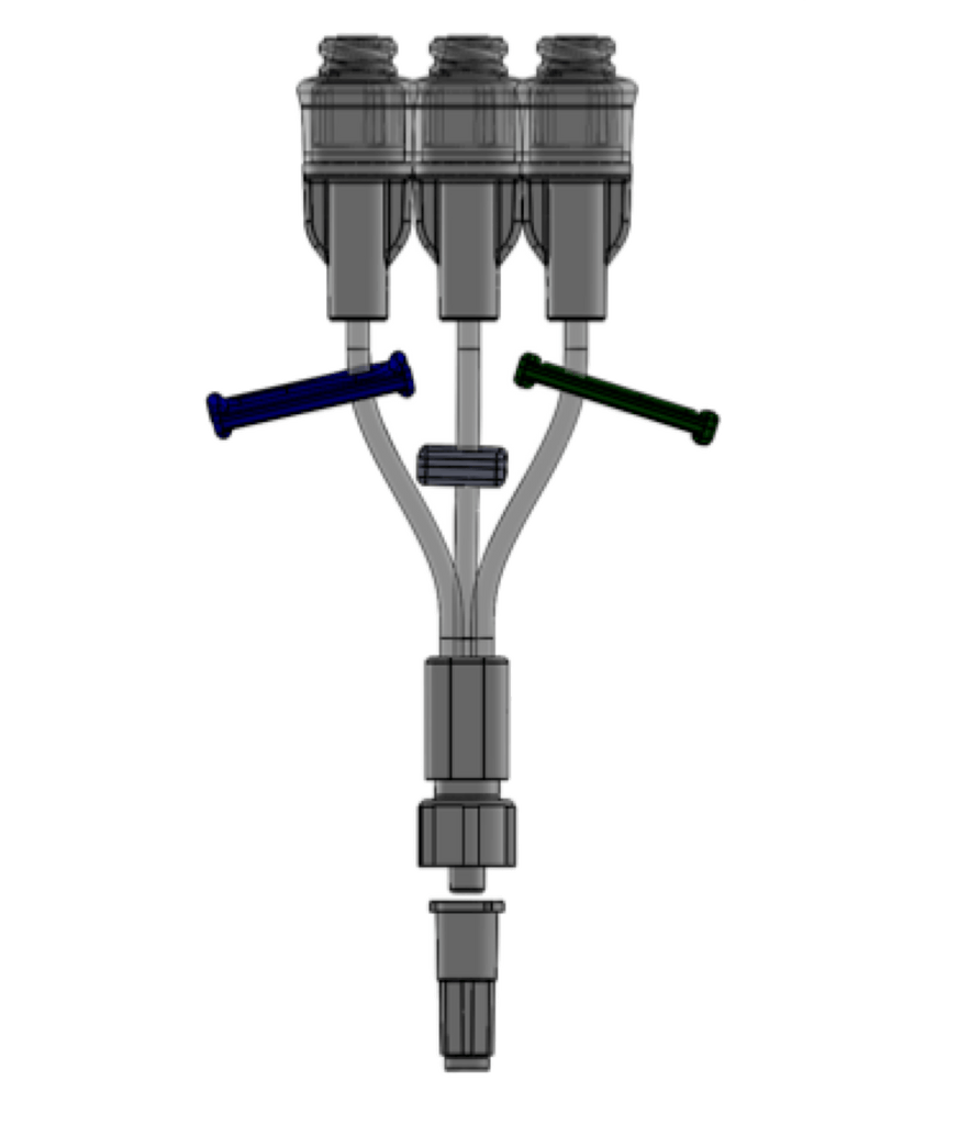 FlowArt Triple Lumen Needle Free Valve