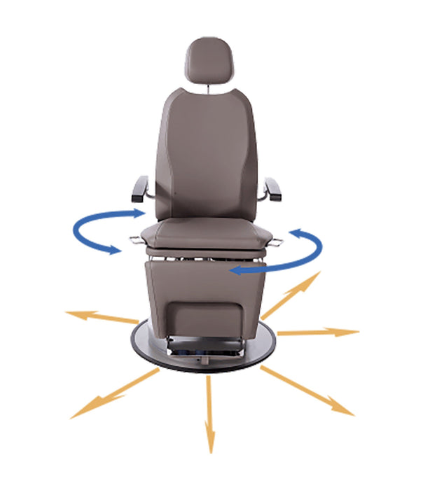 ATMOS Professional Mobile - Mobile, Electric/Manual Patient Chair