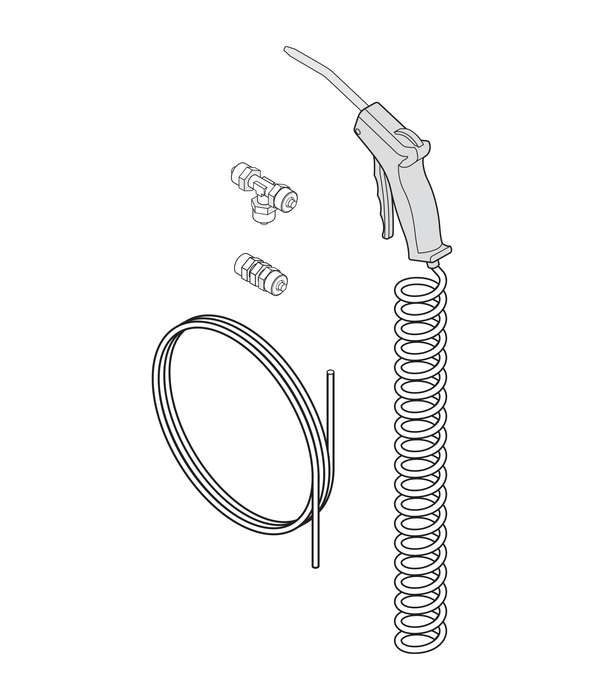 W&H Med Water Dispenser Kit | Hose, Rinsing Gun & Connections