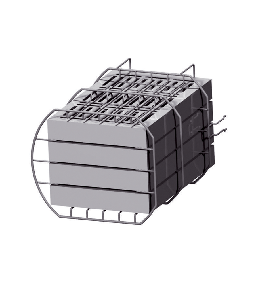 W&HMed Reversible Rack for Lina22 & Lisa 22 | 4 cassettes